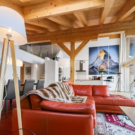 Semesterbostad Matterhorn Penthouse Grächen